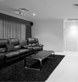 One of the most popular additions to any home is a dedicated media room, a sanctuary dedicated to 

your favourite ways to relax. 